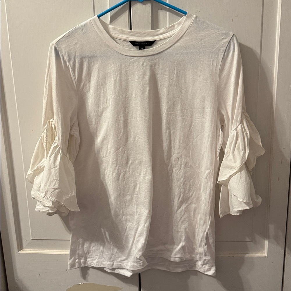 Banana Republic Ruffle Sleeve Top